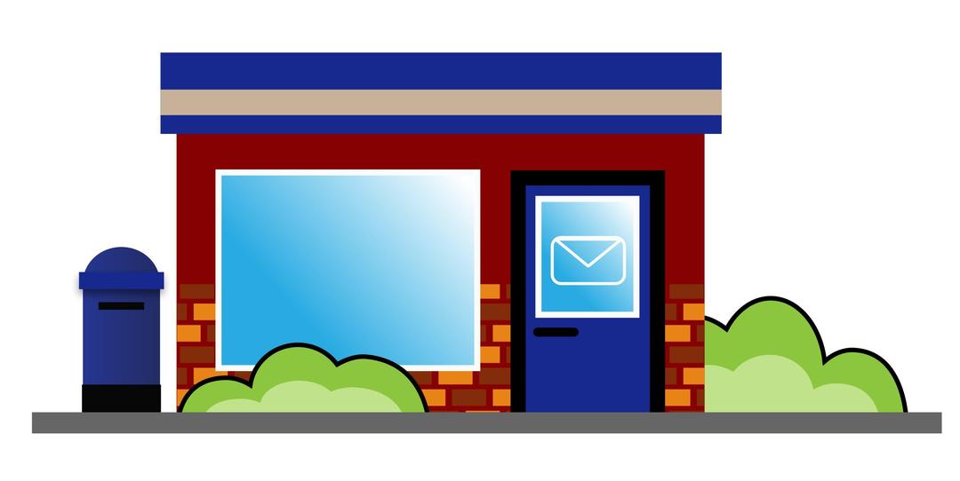 Post Office USA png transparent