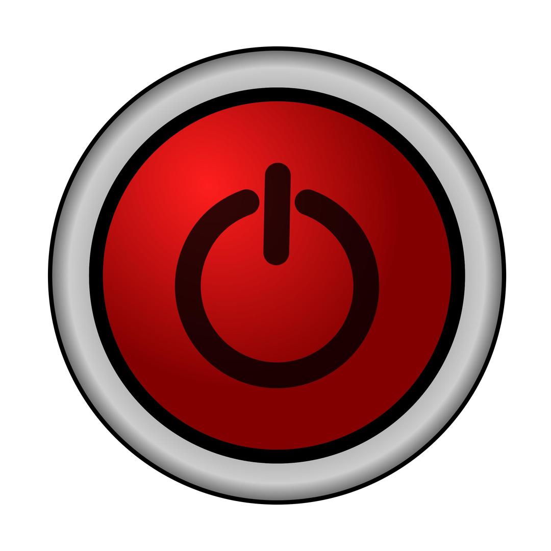 Power On/Off Switch red 2 png transparent