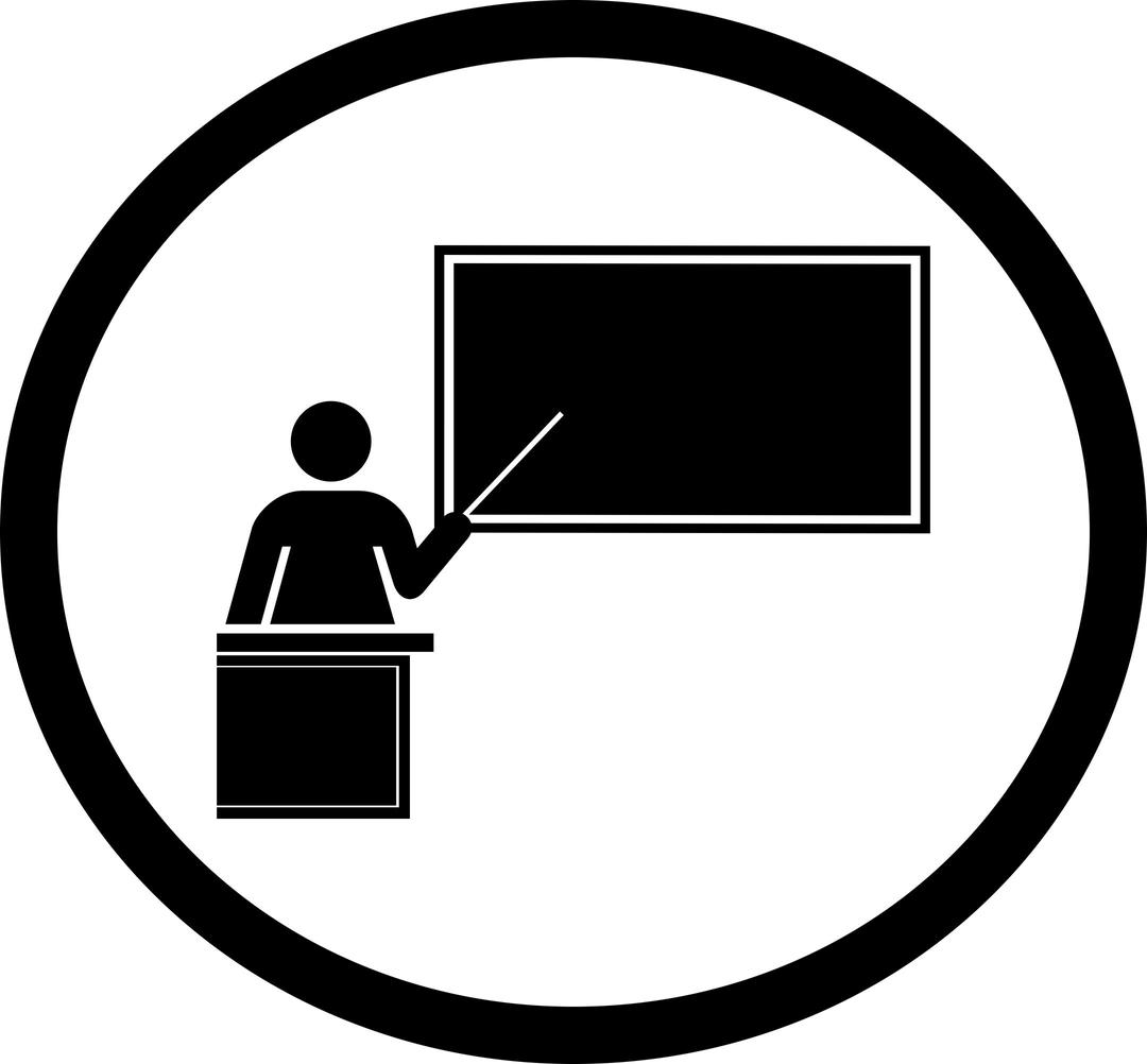 Presentation icon (female) png transparent