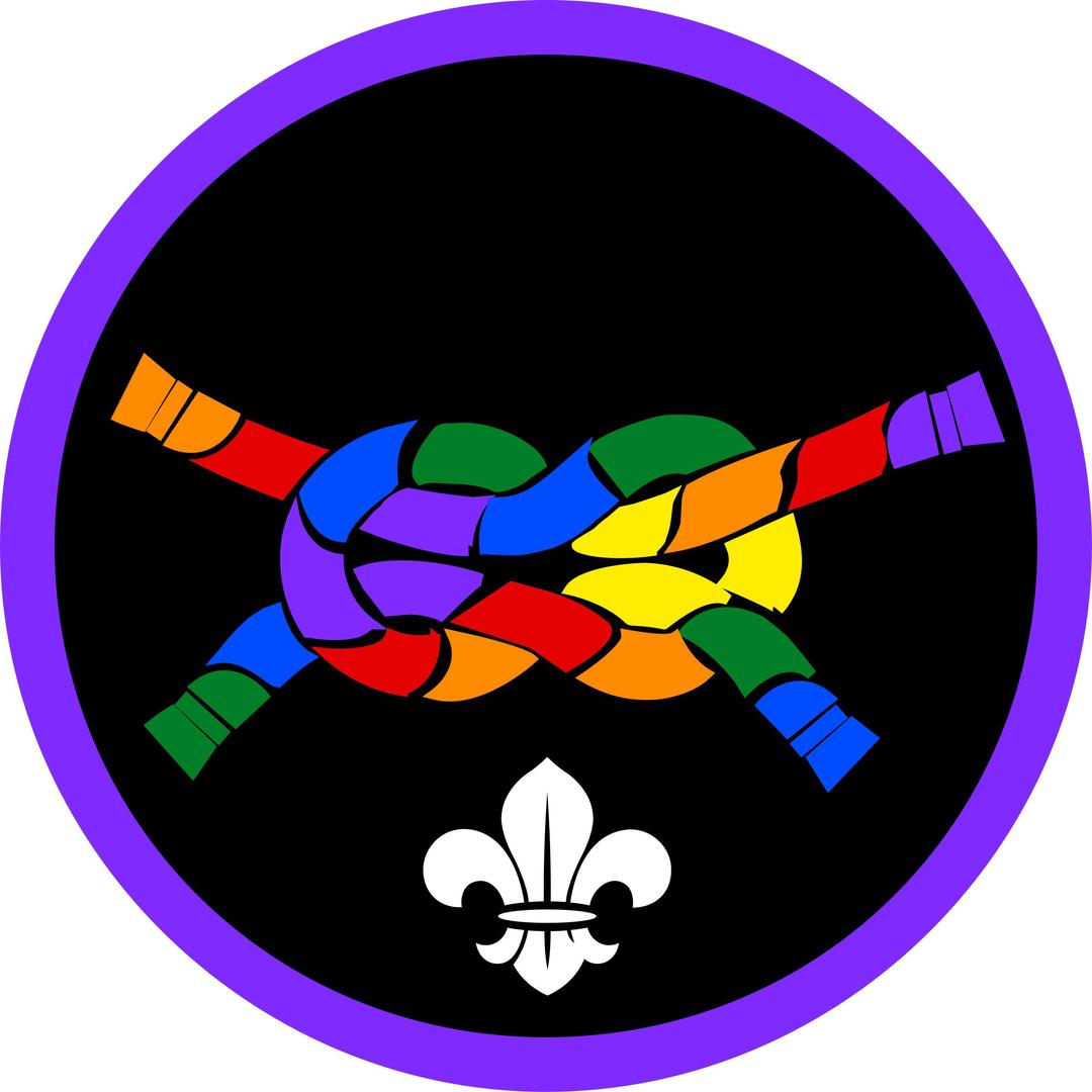 Pride challenge/merit badge png transparent