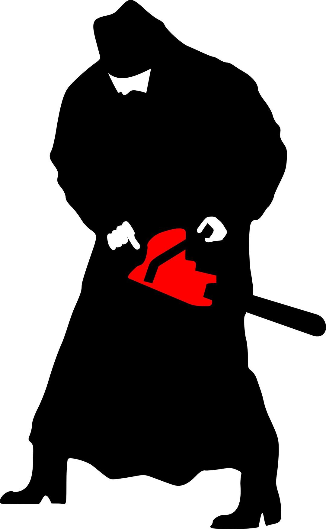 Priest with a chainsaw png transparent