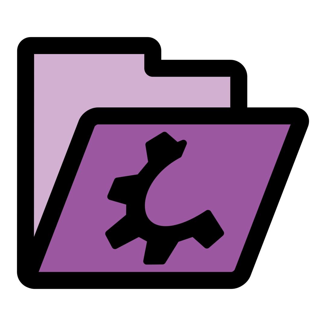 primary folder violet open png transparent