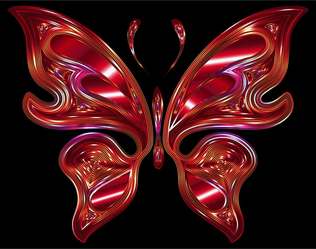 Prismatic Butterfly 16 Variation 2 png transparent