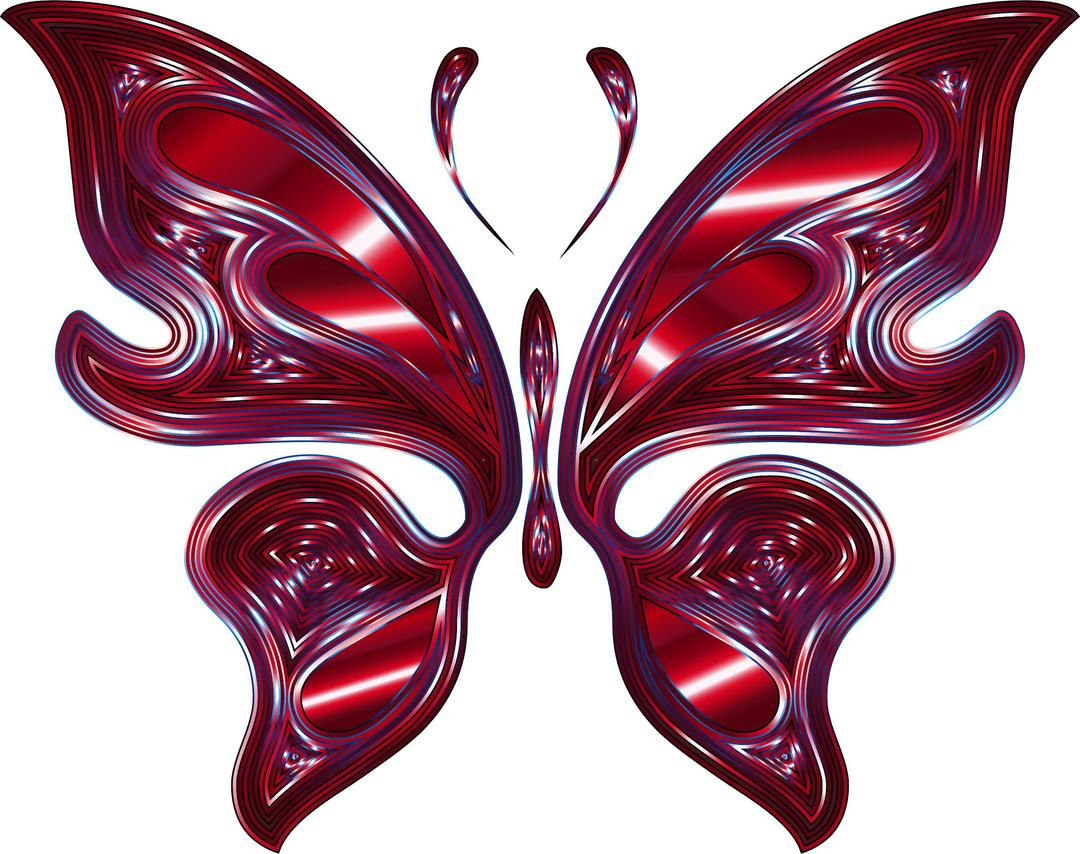 Prismatic Butterfly 16 Variation 3 No Background png transparent