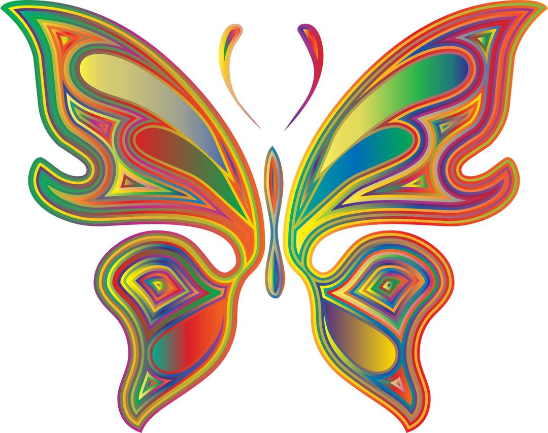 Prismatic Butterfly 4 Variation 2 png transparent