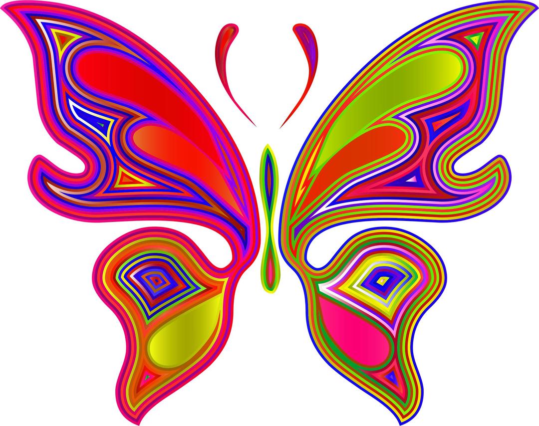 Prismatic Butterfly 4 Variation 3 png transparent