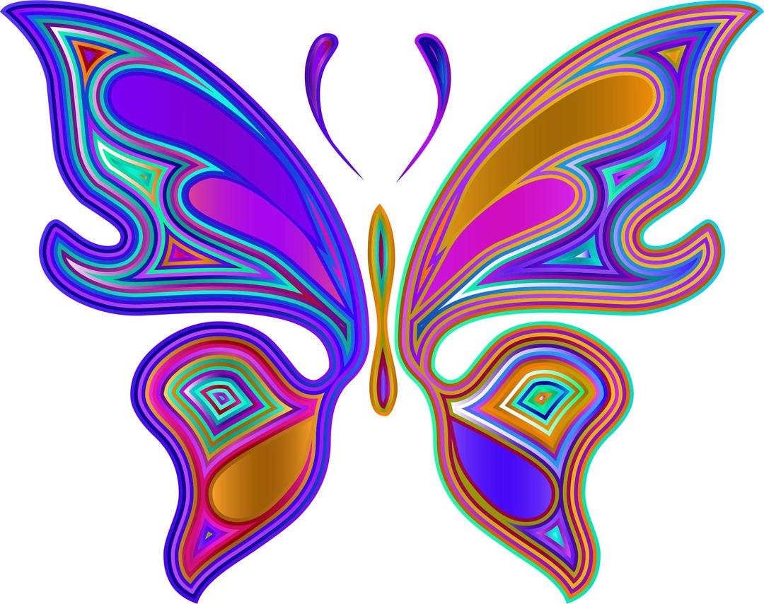 Prismatic Butterfly 4 Variation 4 png transparent