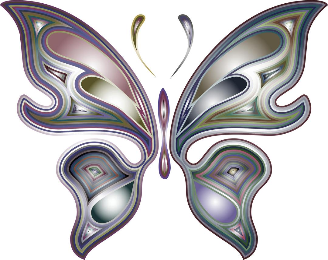 Prismatic Butterfly 5 Variation 3 png transparent
