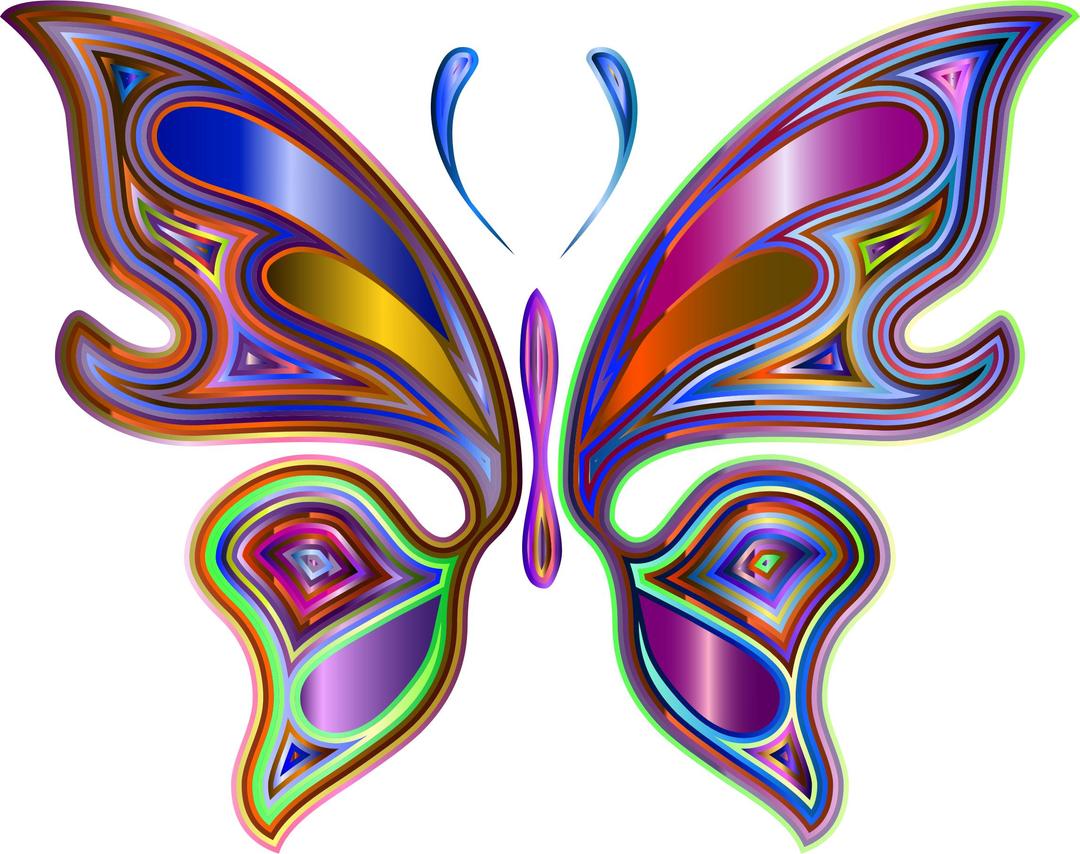 Prismatic Butterfly 6 Variation 4 png transparent