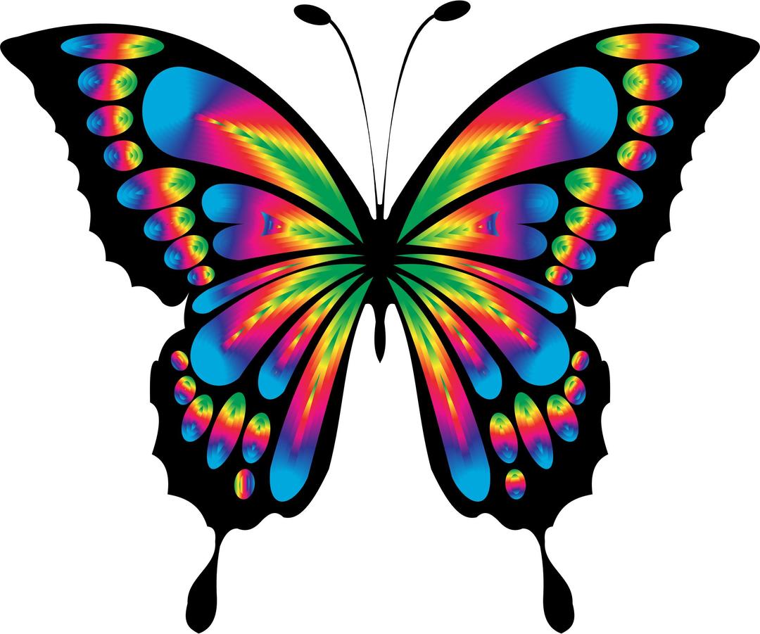 Prismatic Butterfly Remix png transparent