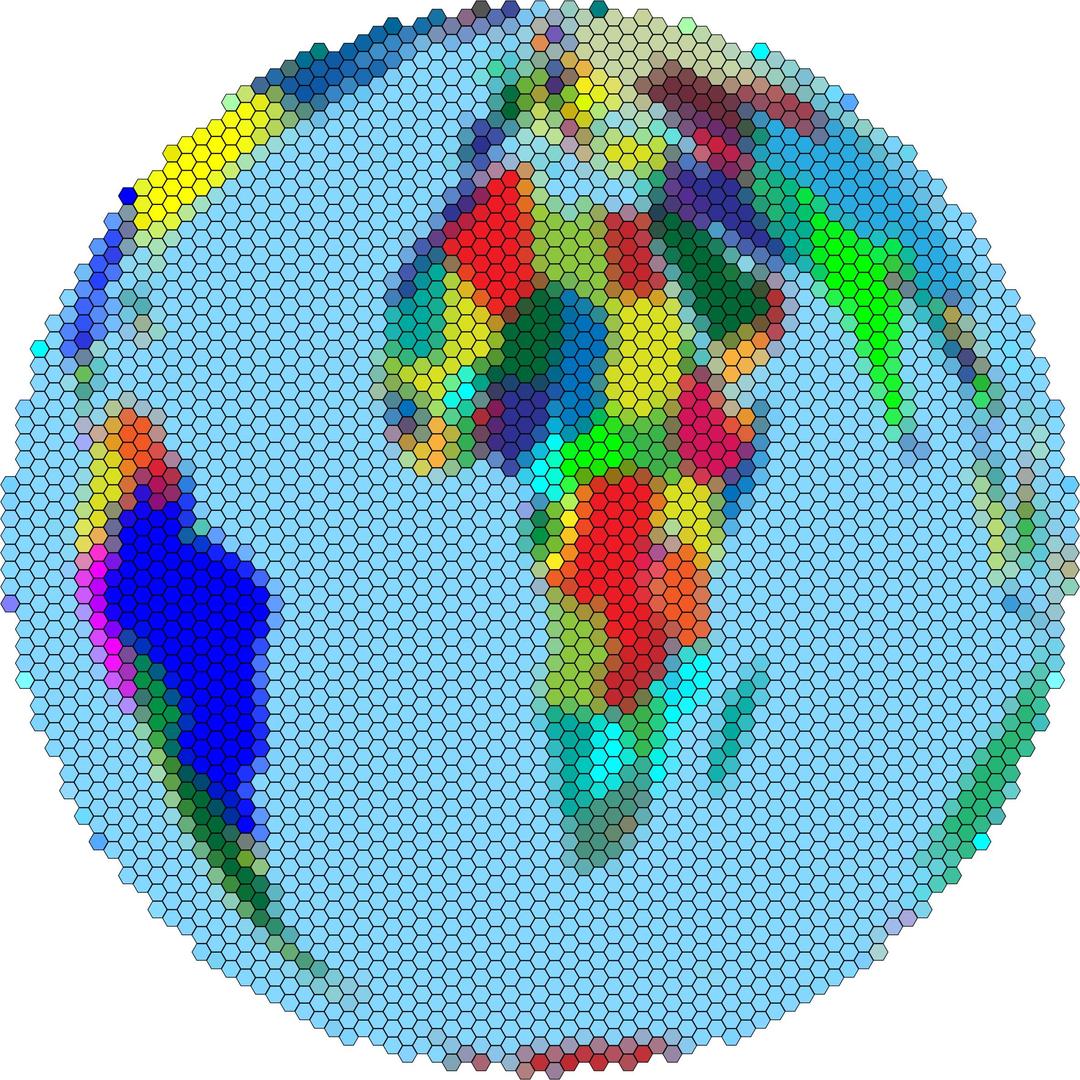 Prismatic Earth Globe Hexagonal Mosaic Black Stroke png transparent