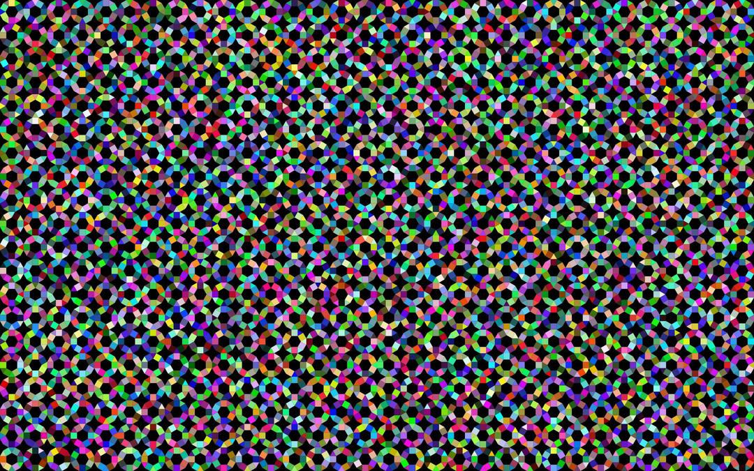 Prismatic Geometric Tessellation Pattern png transparent