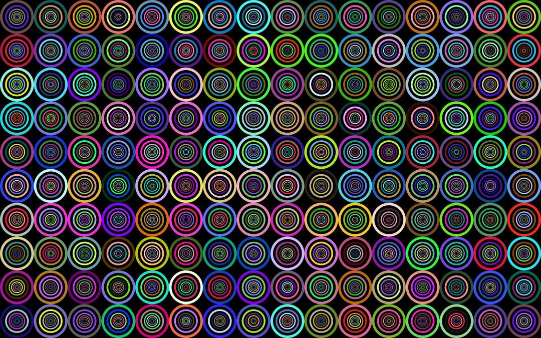 Prismatic Groovy Concentric Background png transparent