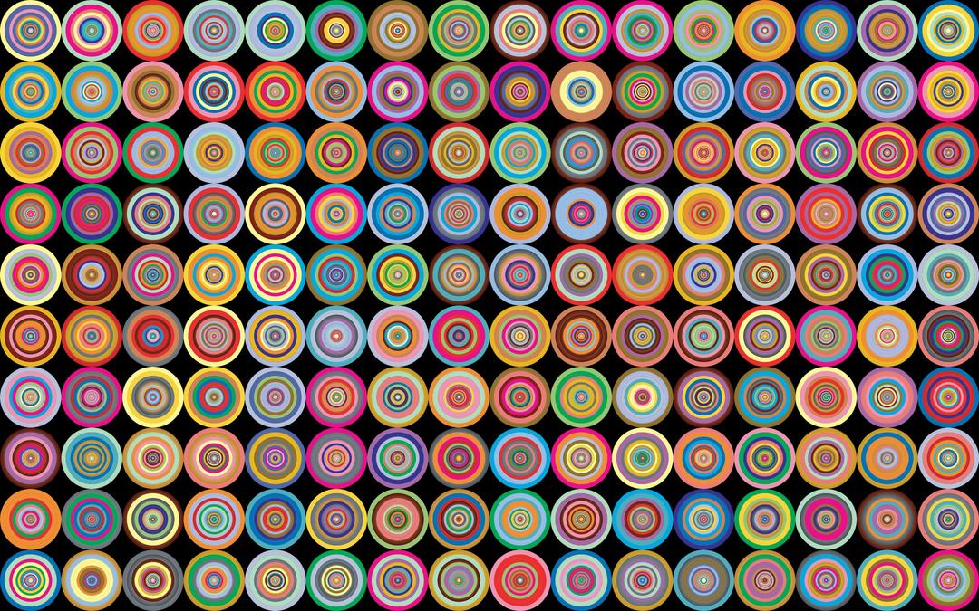 Prismatic Groovy Concentric Background 2 png transparent