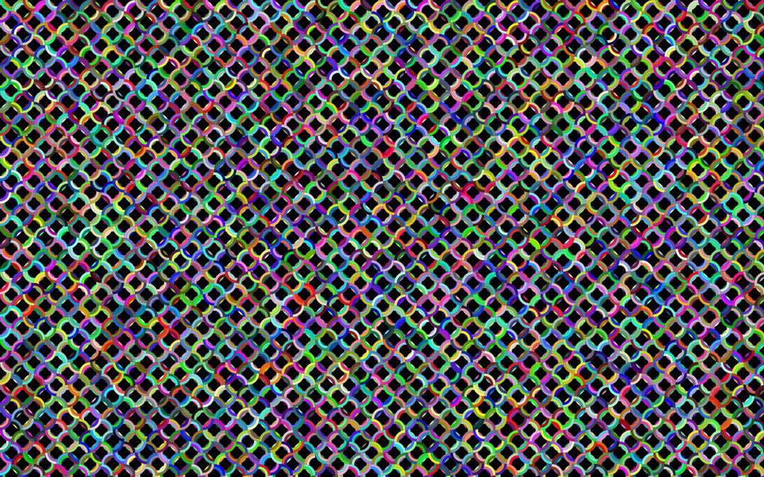 Prismatic Gustavo Rezende's Rings Pattern png transparent