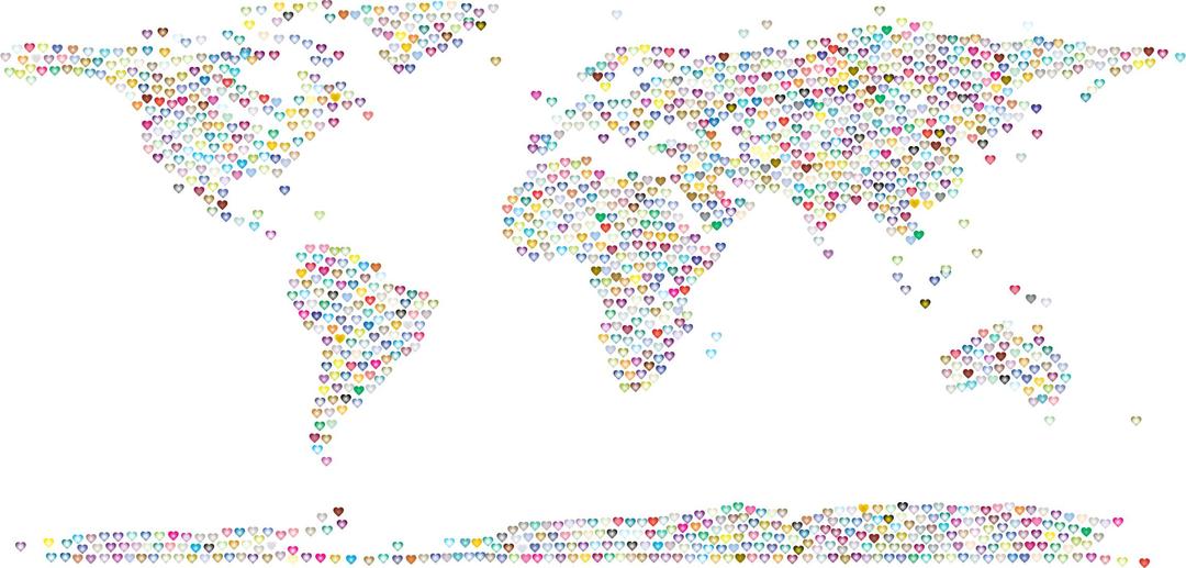 Prismatic Hearts World Map 3 No Background png transparent