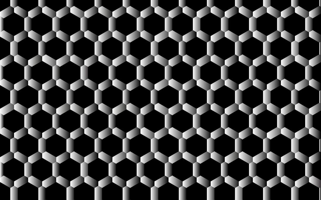 Prismatic Hexagonal Geometric Pattern 4 png transparent