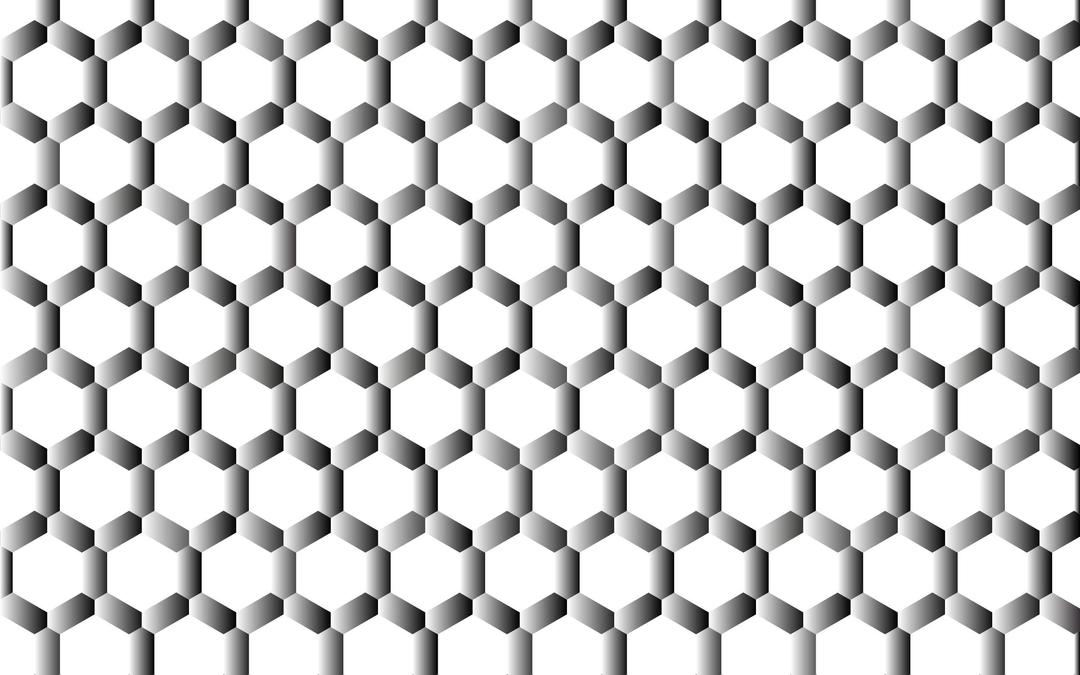 Prismatic Hexagonal Geometric Pattern 4 No Background png transparent