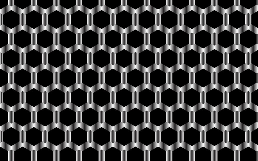 Prismatic Hexagonal Geometric Pattern 7 png transparent