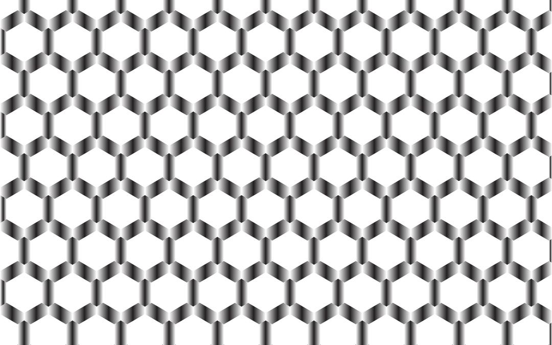 Prismatic Hexagonal Geometric Pattern 7 No Background png transparent