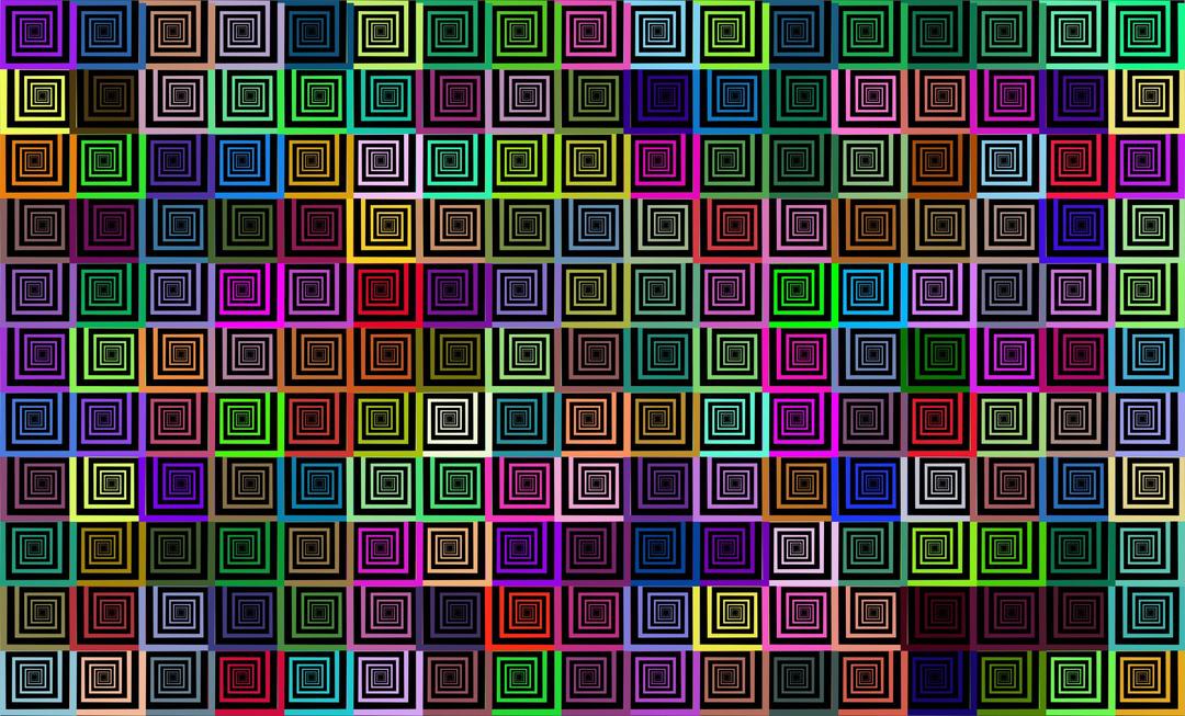 Prismatic Hypnotic Pattern png transparent