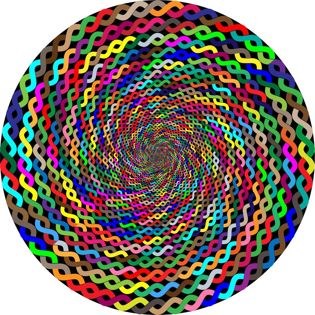 Prismatic Intertwined Circle Vortex png transparent
