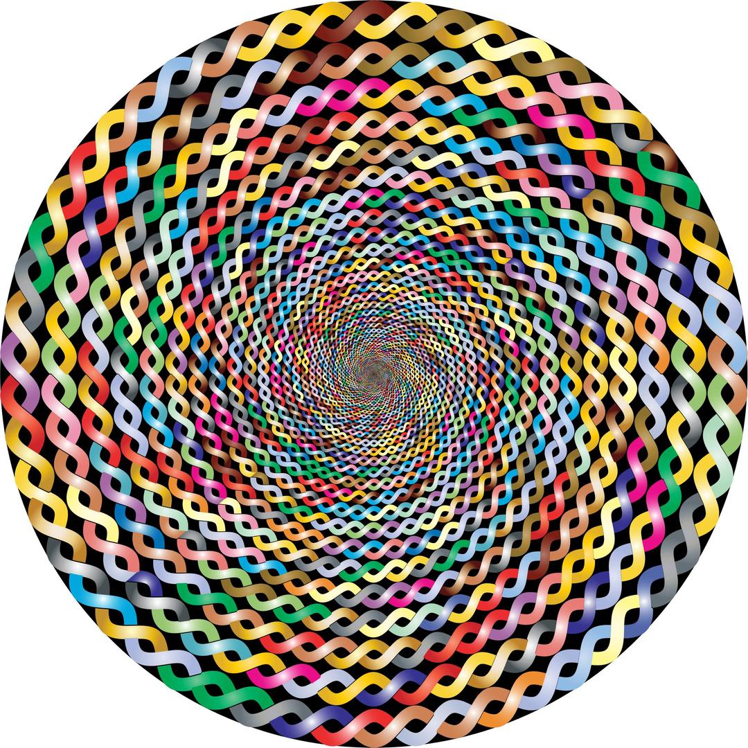 Prismatic Intertwined Circle Vortex 2 png transparent