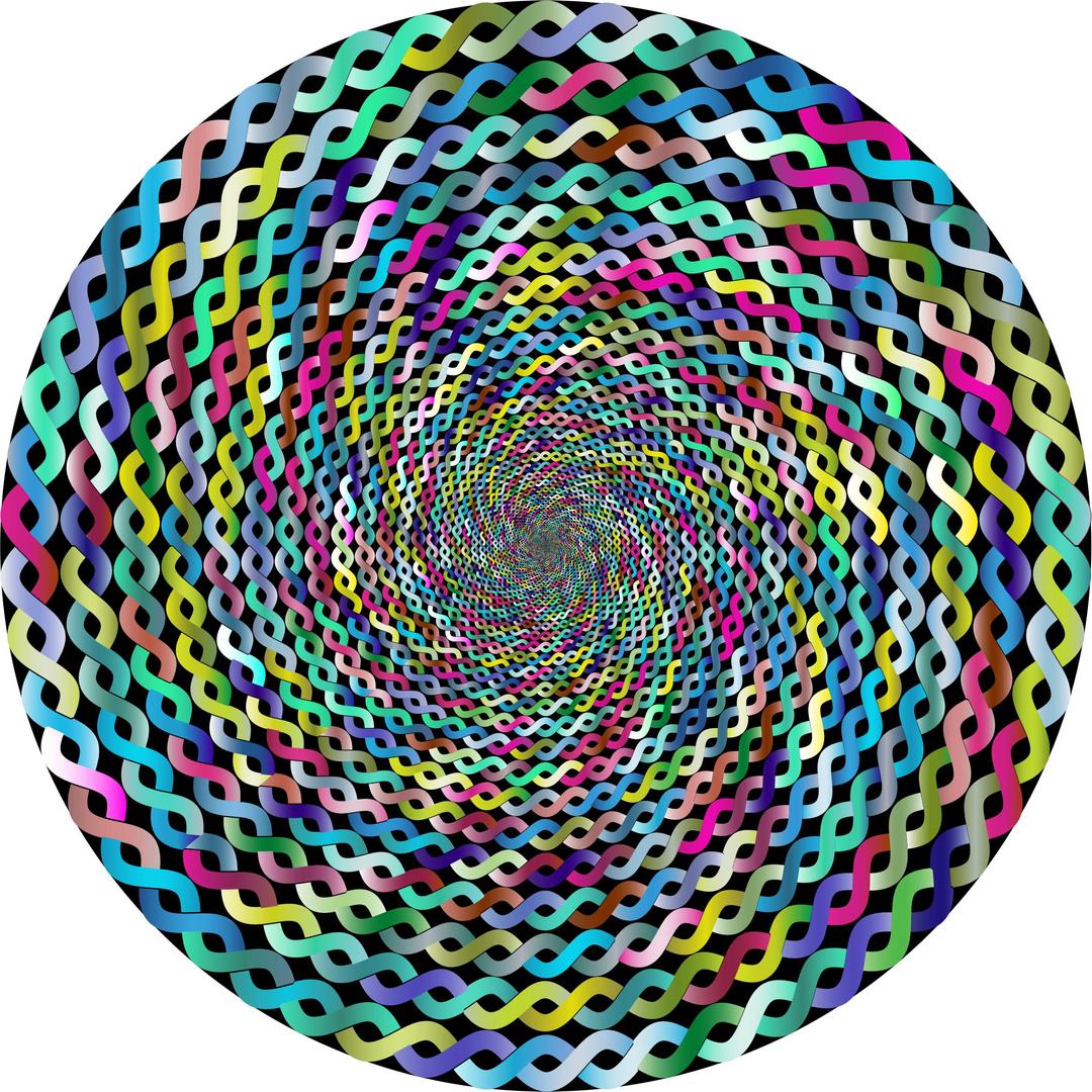Prismatic Intertwined Circle Vortex 3 png transparent