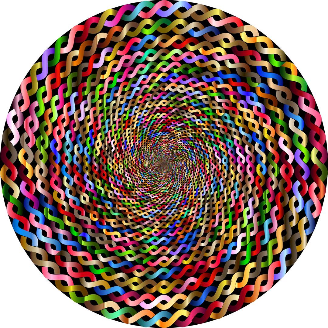 Prismatic Intertwined Circle Vortex 5 png transparent