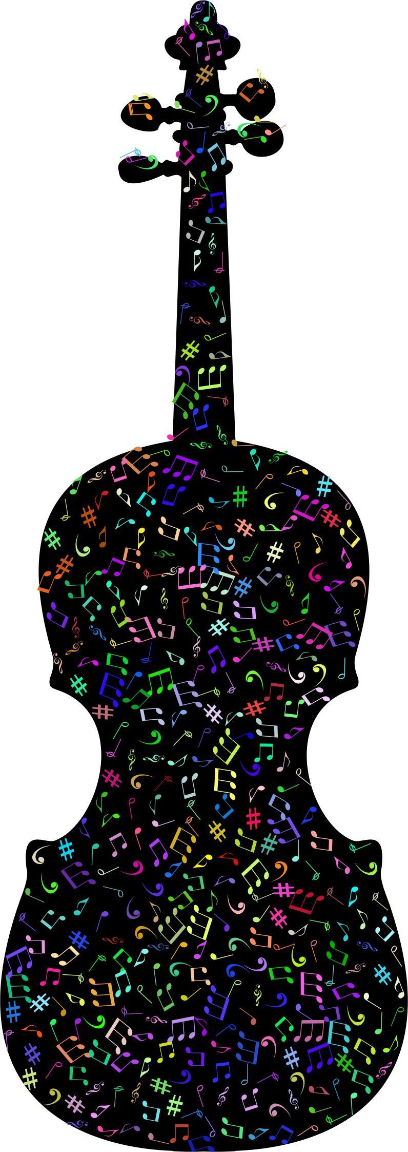Prismatic Musical Violin With Background png transparent