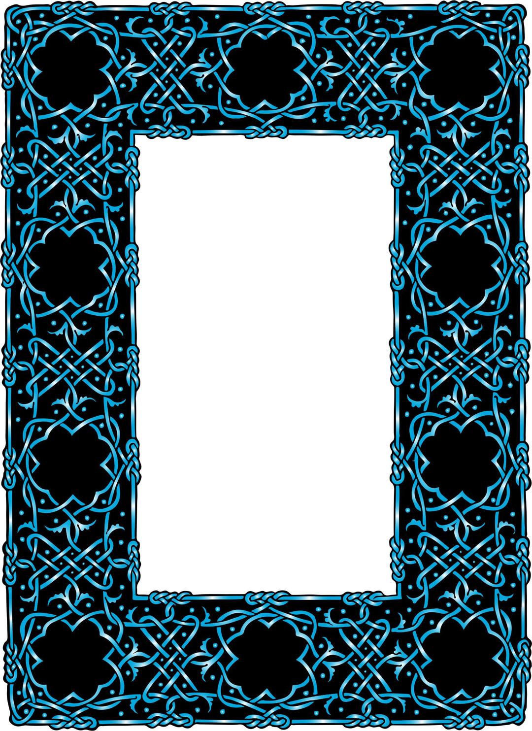 Prismatic Ornate Geometric Frame png transparent