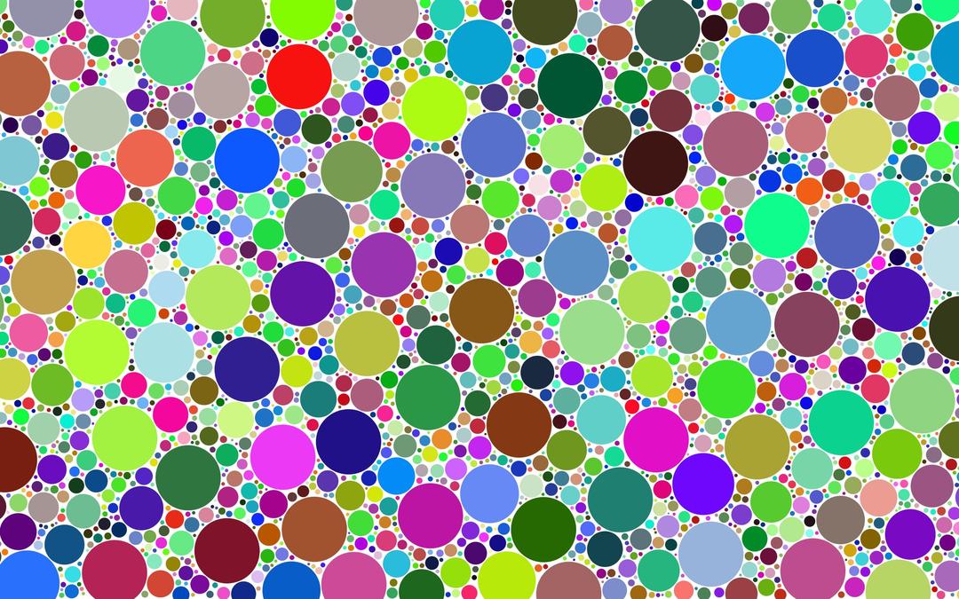 Prismatic Packed Circles png transparent