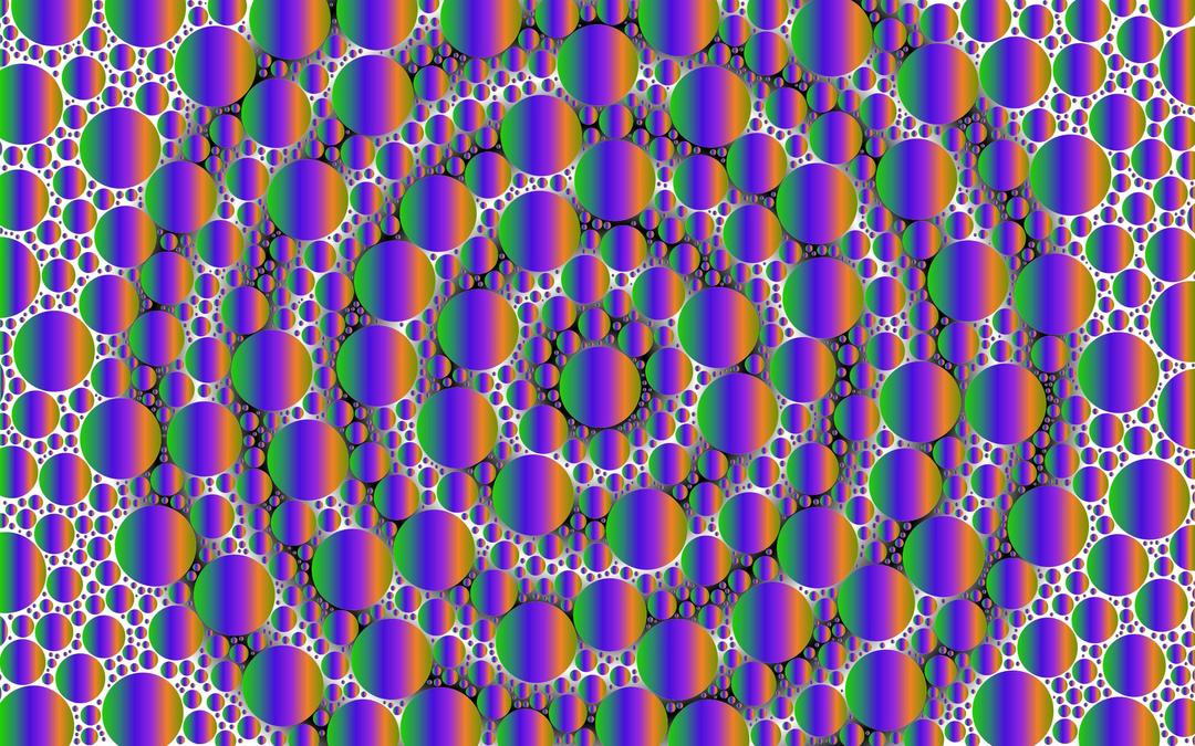 Prismatic Packed Circles 15 png transparent