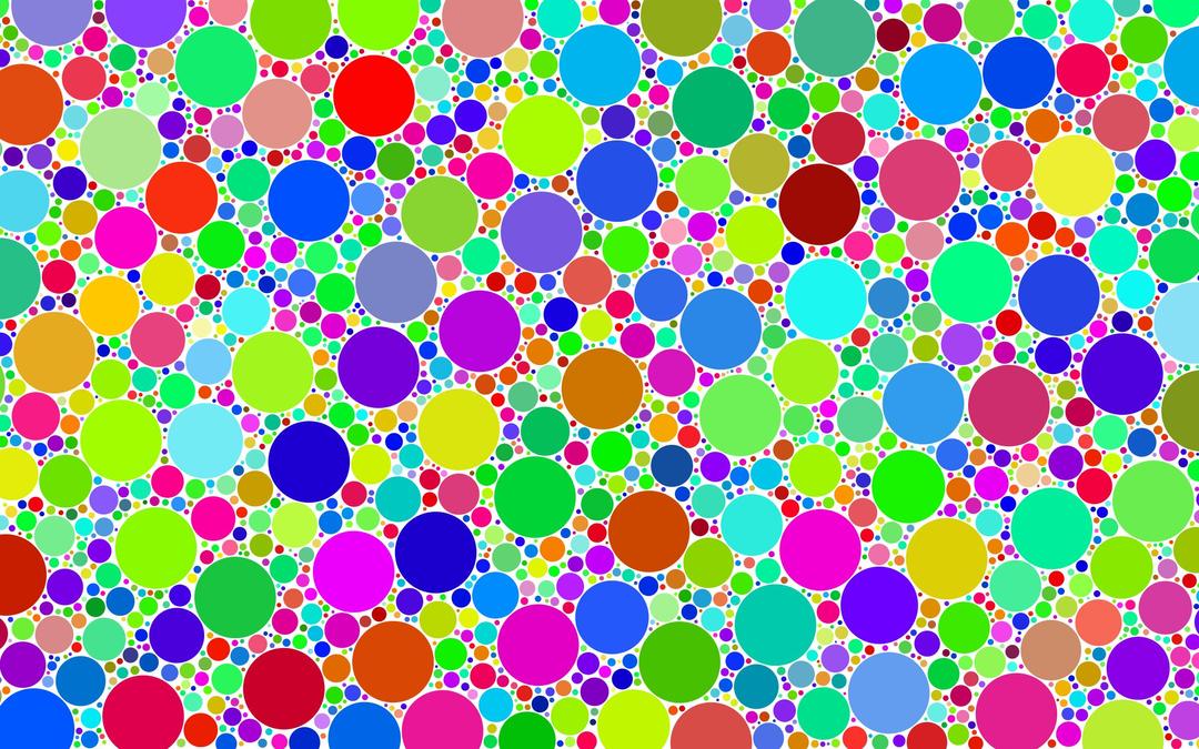 Prismatic Packed Circles 2 png transparent