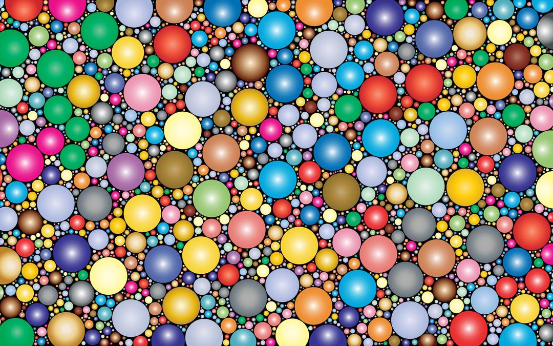 Prismatic Packed Circles 3 png transparent