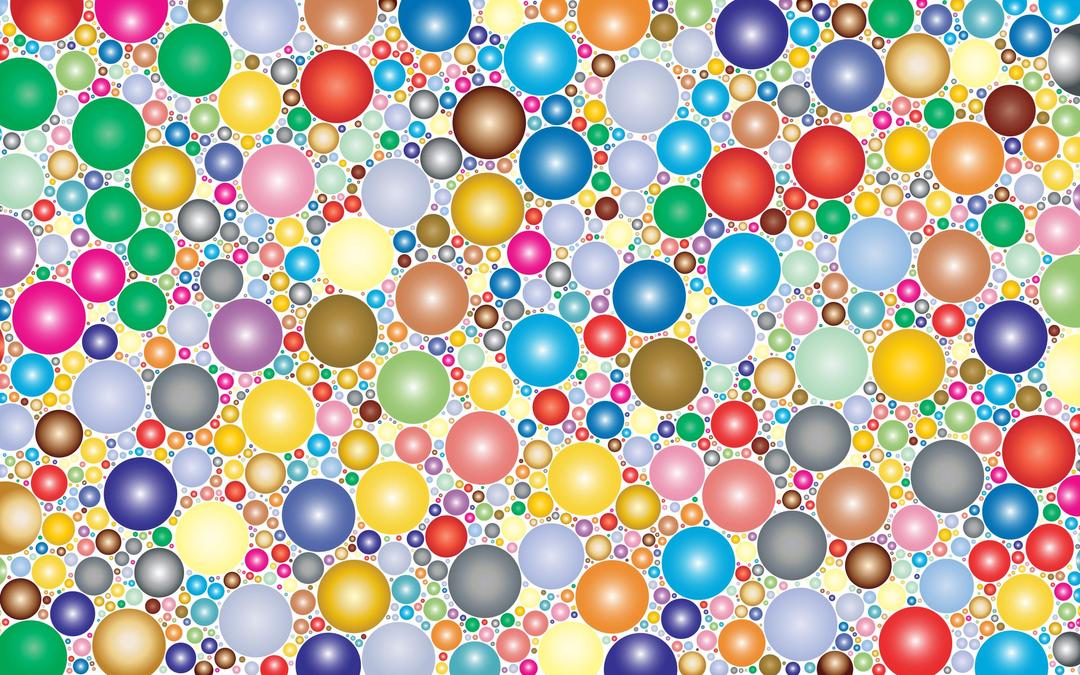 Prismatic Packed Circles 3 No Background png transparent