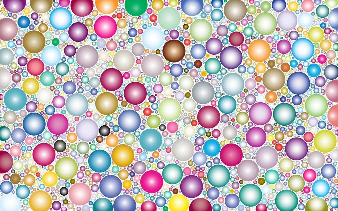 Prismatic Packed Circles 4 No Background png transparent