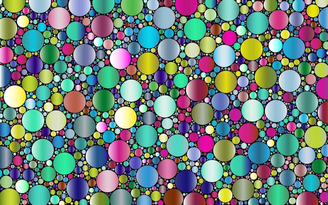 Prismatic Packed Circles 5 png transparent