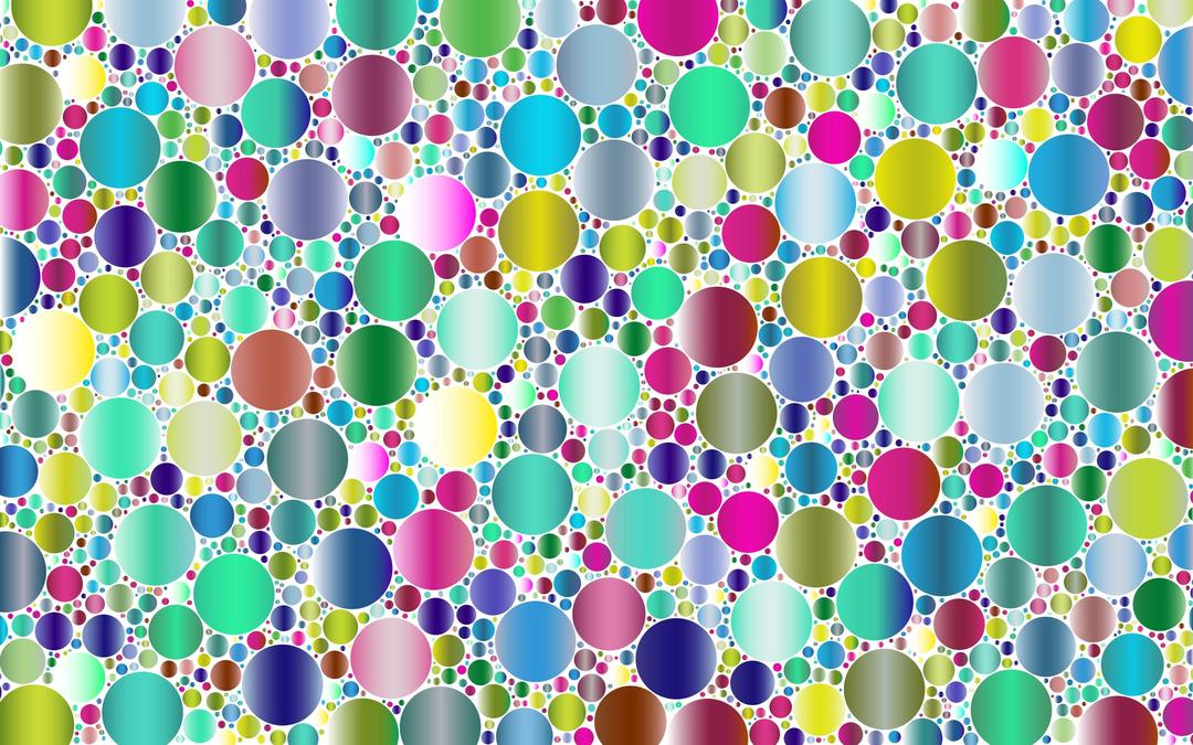 Prismatic Packed Circles 5 No Background png transparent