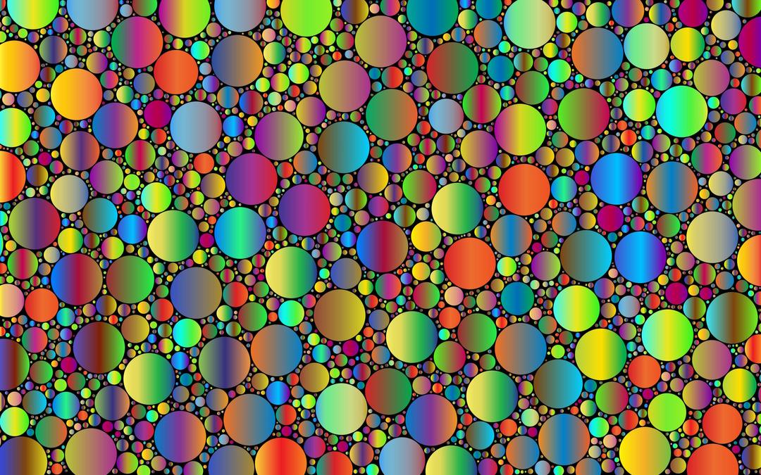 Prismatic Packed Circles 6 png transparent