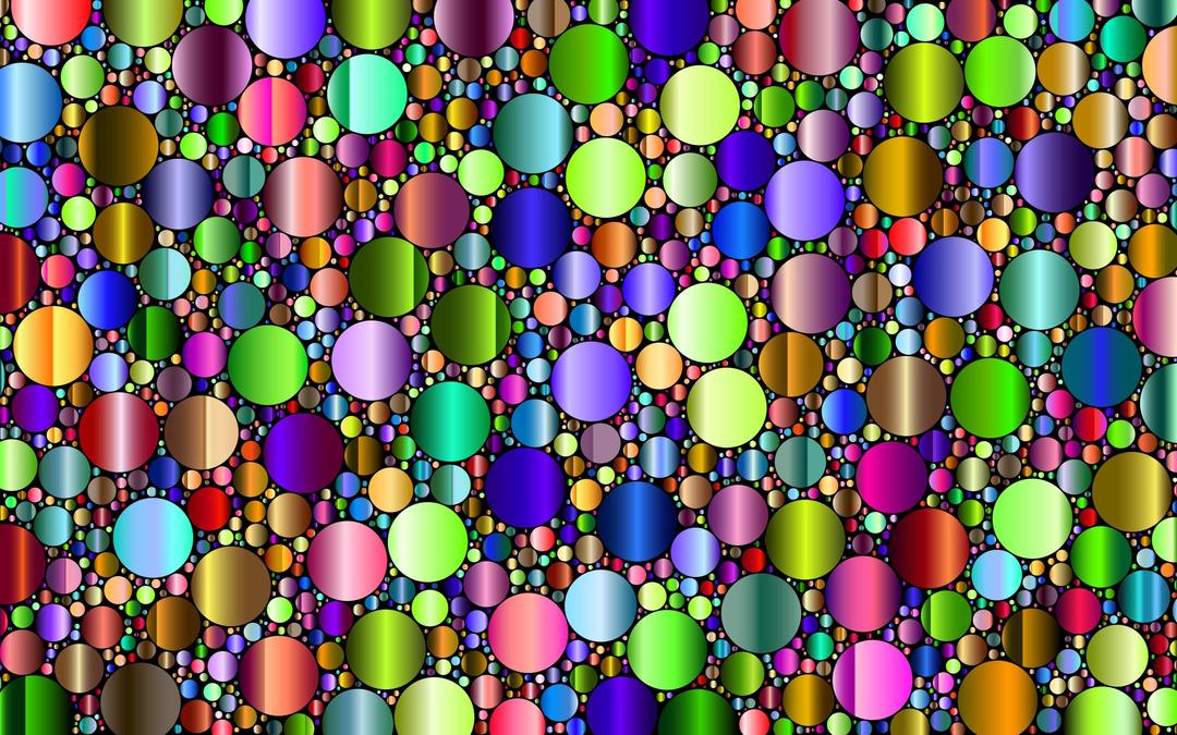 Prismatic Packed Circles 8 png transparent