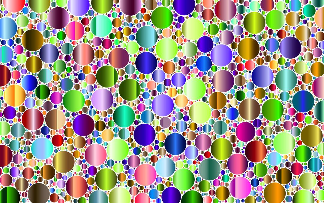 Prismatic Packed Circles 8 No Background png transparent
