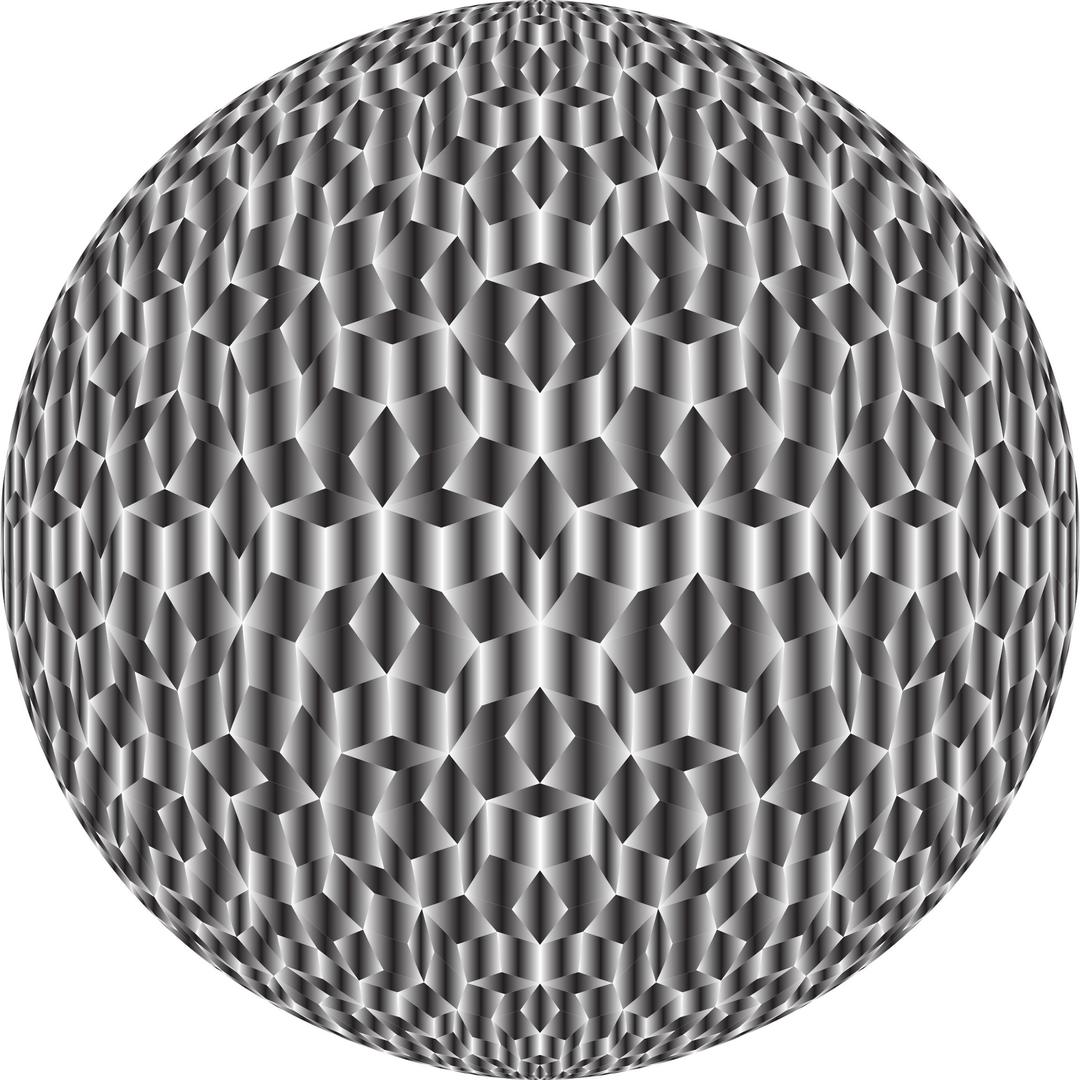Prismatic Penrose Sphere Variation 4 png transparent