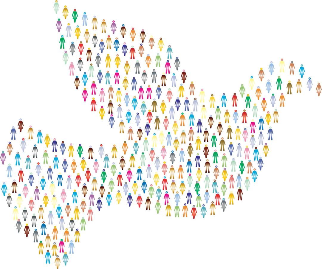 Prismatic People For Peace 3 png transparent