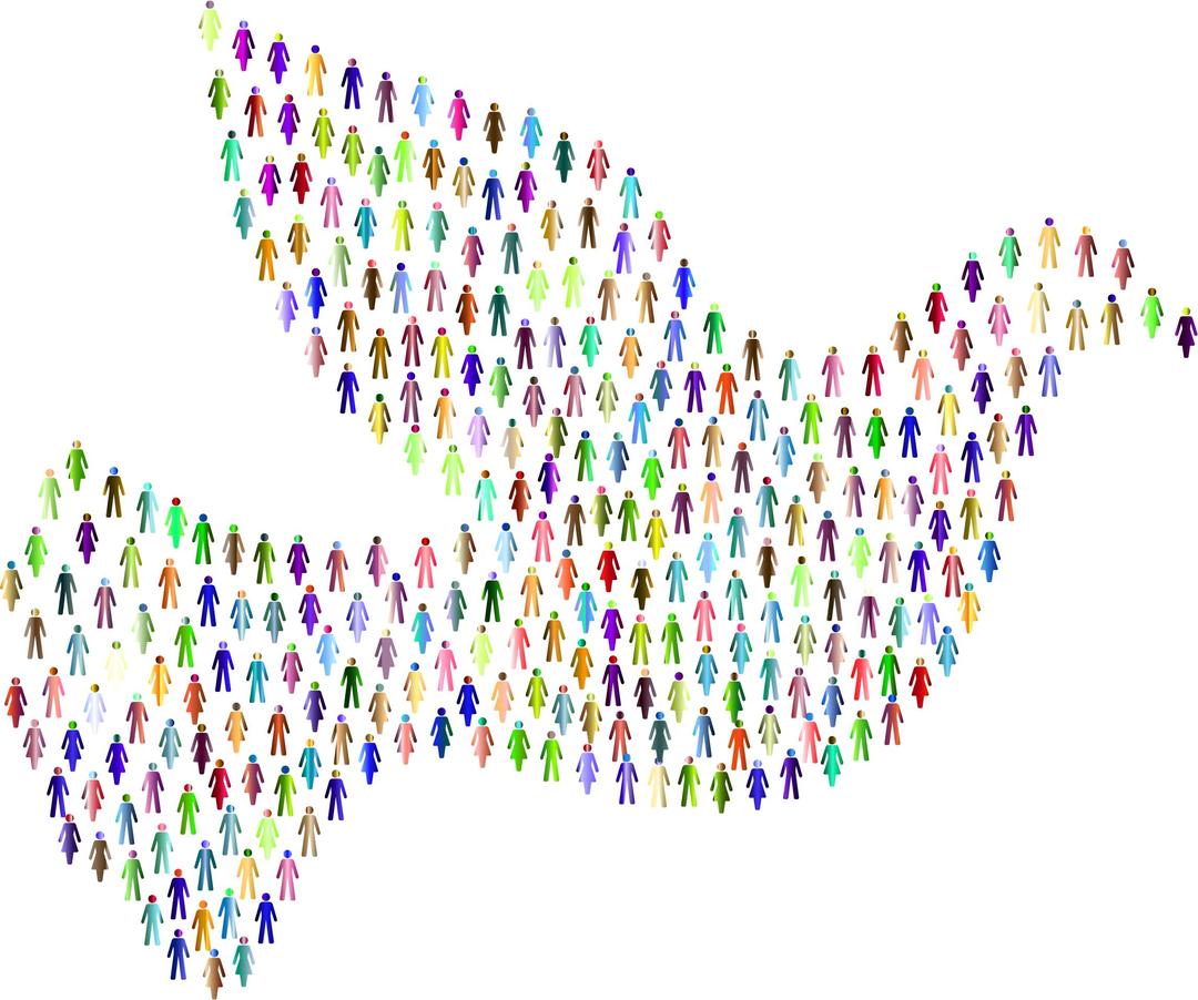Prismatic People For Peace 5 png transparent