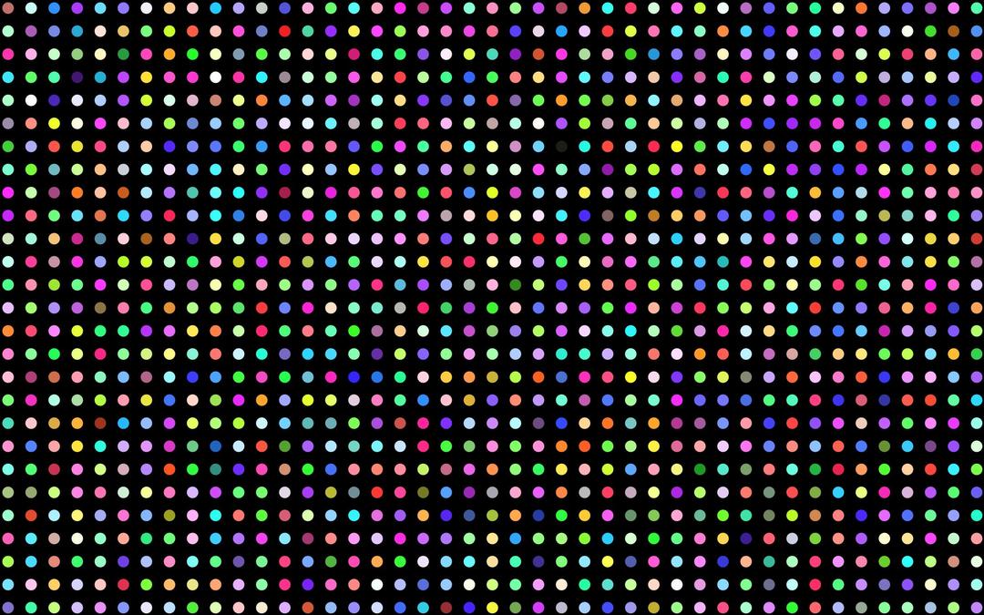 Prismatic Polka Dots png transparent