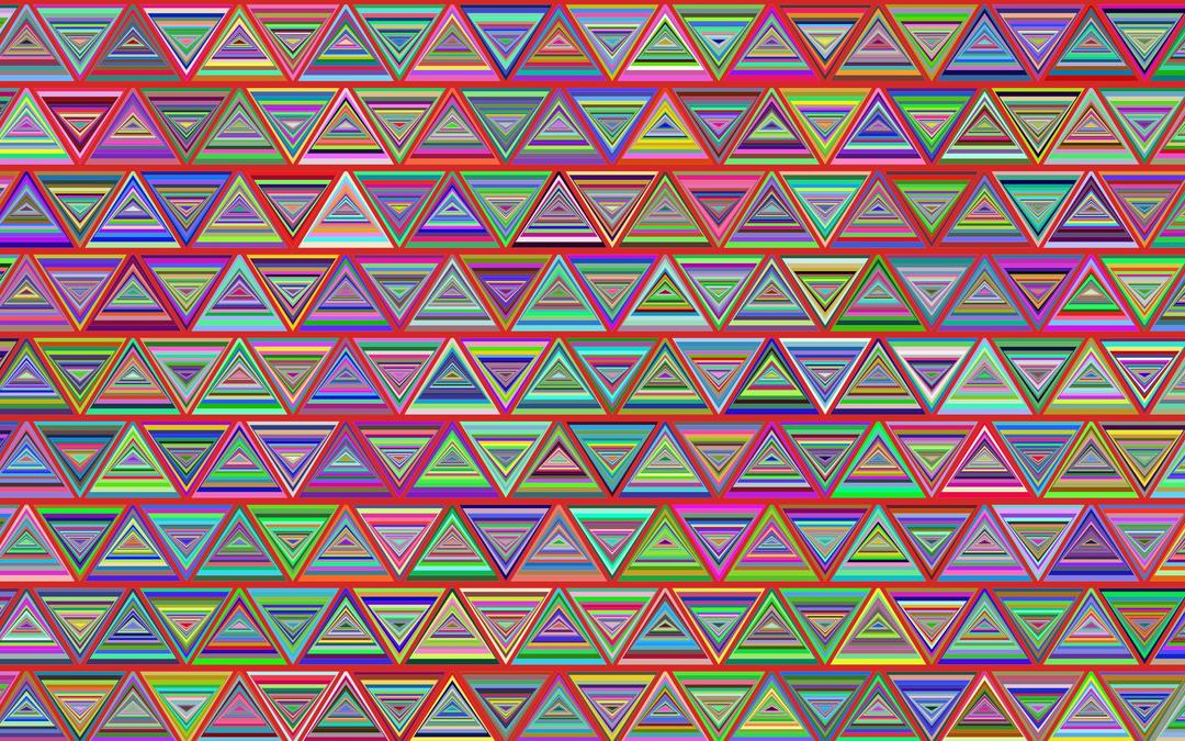 Prismatic Pythagorean Pattern 3 png transparent