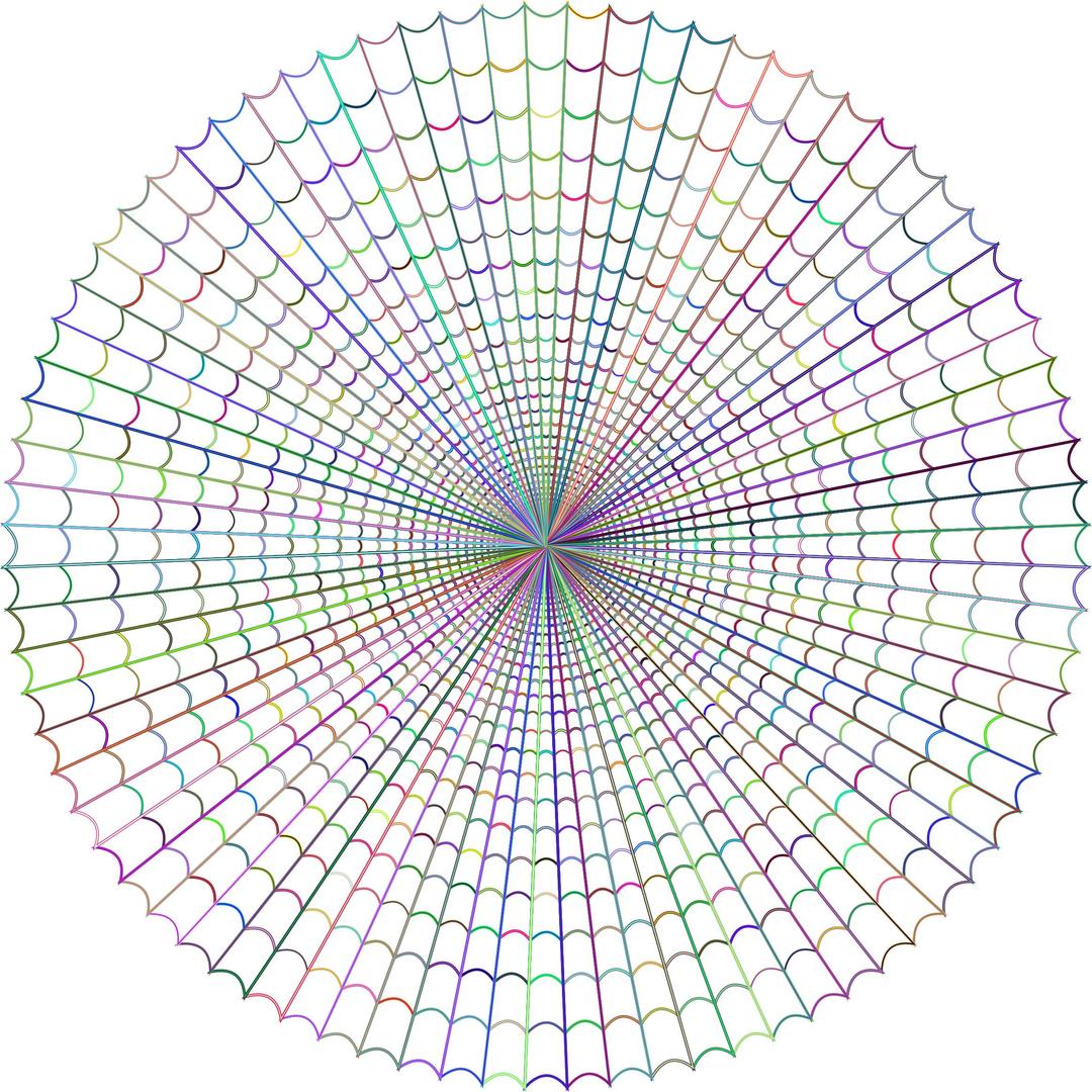 Prismatic Spiderweb Vortex Variation 2 No Background png transparent