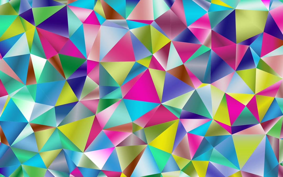 Prismatic Triangular Background png transparent