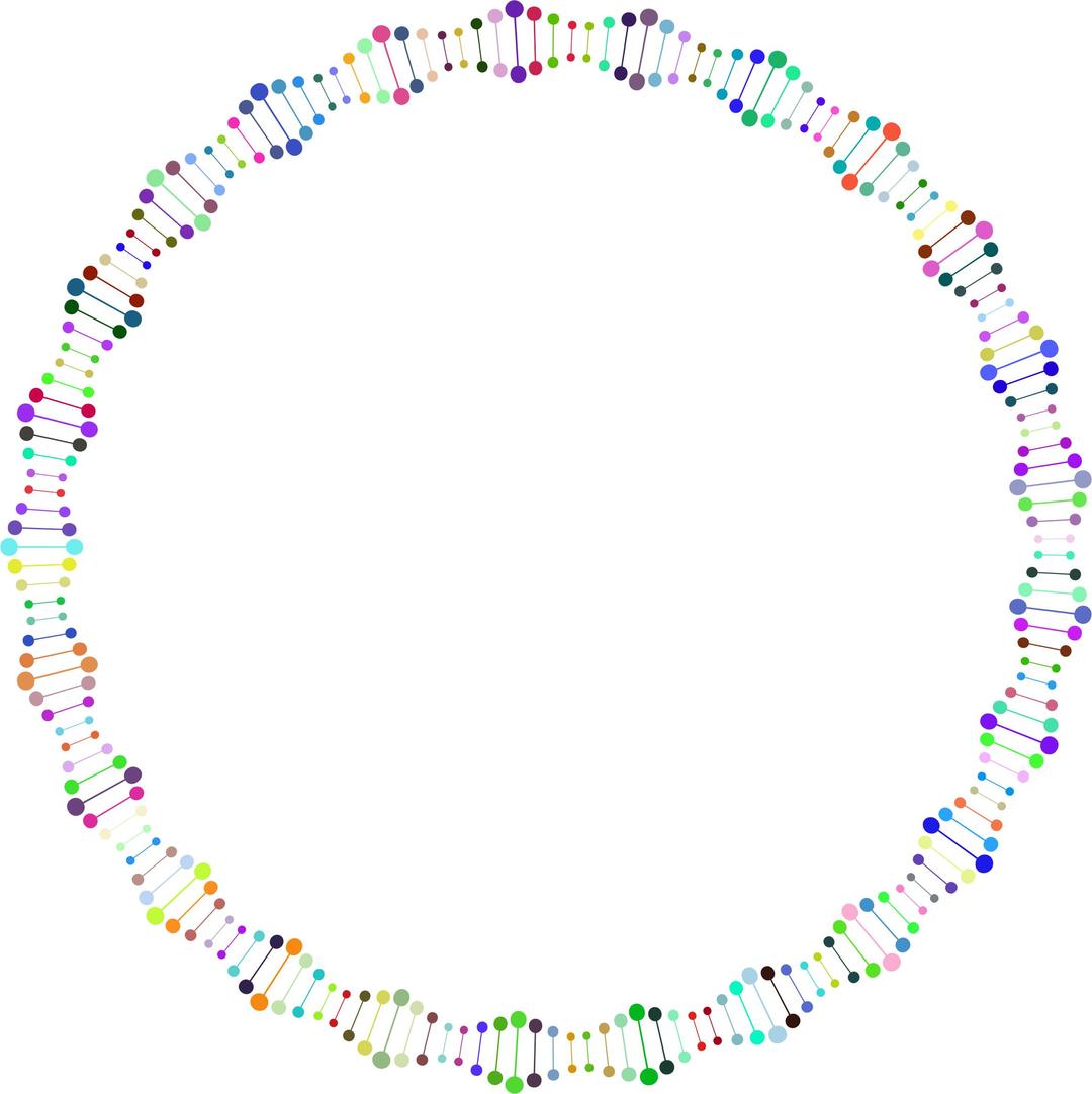 Prismatic Unwound DNA Helix Frame png transparent